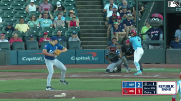 Michael Chavis out on a sacrifice fly to center fielder Walker Jenkins. TJ Friedl scores.