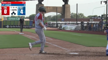 Robbie Lavey's solo home run