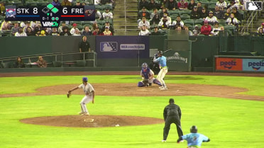 Roldy Brito homers (1) on a fly ball to left field. Jack O'Dowd scores. Cameron Nelson scores.