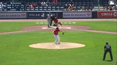 Carlos Mendoza homers (2) on a fly ball to right field. William Simoneit scores. Ryan McCarty scores.