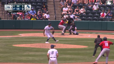 Termarr Johnson singles on a line drive to center fielder Alfonsin Rosario. Shawn Ross scores. Dominic Fletcher to 3rd.