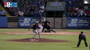 Kade Snell out on a sacrifice fly to left fielder Devin Taylor. Ty Southisene scores.