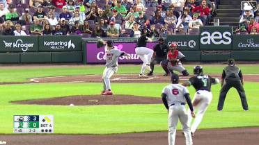 Ryan McCrystal doubles (1) on a fly ball to left fielder Esteban González. Carlos Sanchez scores. Alfredo Duno to 3rd.