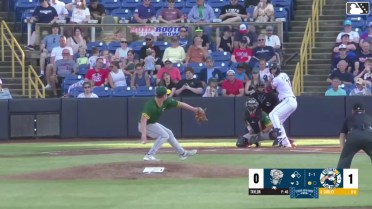 Dean Curley lines out sharply to shortstop Ali Camarillo. Jace LaViolette scores. Throwing error by shortstop Ali Camarillo.