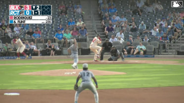 Tucker Flint homers (11) on a fly ball to center field.