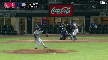 Tommy Pham homers (5) on a line drive to center field. Felix Reyes scores.