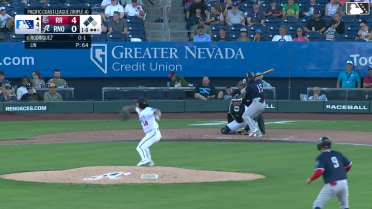 Keyber Rodriguez homers (6) on a fly ball to left center field. Cooper Johnson scores. Gilberto Celestino scores.