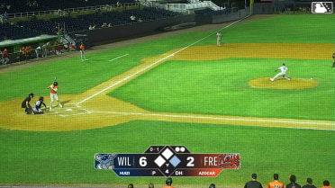 Enddy Azocar singles on a ground ball to center fielder Yeremy Cabrera. DJ Layton scores.