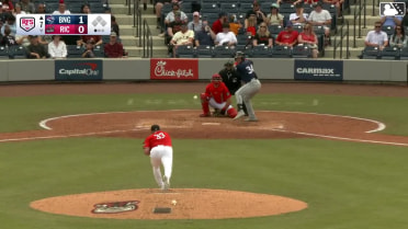 Nick Lorusso homers (8) on a fly ball to left center field.