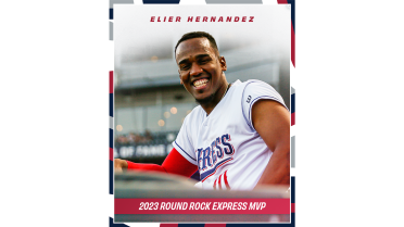 OF Elier Hernandez Named 2023 Round Rock Express MVP