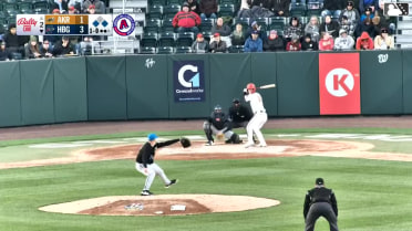 Sam Petersen homers (1) on a fly ball to left center field. Cayden Wallace scores. Branden Boissiere scores.