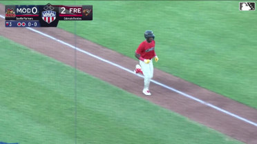 Robert Calaz's ninth home run of the season