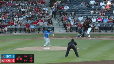 Pablo Aliendo singles on a fly ball to right fielder David Calabrese. Jay Allen II scores. Cam Collier out at 3rd on the throw, right fielder David Calabrese to second baseman Nick Rodriguez to third baseman Harold Coll. Pablo Aliendo to 2nd.