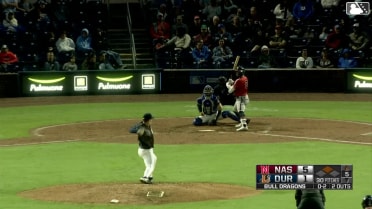 Luis Matos singles on a line drive to center fielder Homer Bush Jr. Brock Wilken scores.