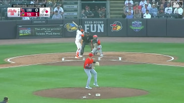 Max Clark collects three hits