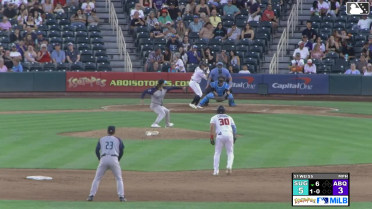 Mike Antico out on a sacrifice fly to right fielder Zach Dezenzo. Chad Stevens scores. Jose Cordova to 3rd.