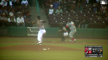 Carlos Virahonda strikes out swinging and JD Dix caught stealing 2nd, catcher Victor Duarte to second baseman Justin DeCriscio to catcher Victor Duarte.