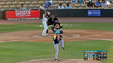 Dalton McIntyre singles on a line drive to left fielder Dean Moss. Tate Southisene scores. Alex Lodise scores. Nick Montgomery to 3rd.