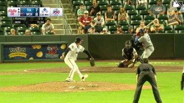 Frank Rodriguez singles on a sharp line drive to left fielder Jay Thomason. Zyhir Hope scores.