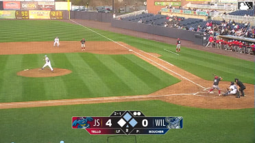 Adam Boucher In play, run(s) to Raider Tello