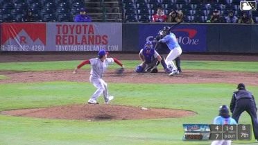 George Feliz homers (2) on a fly ball to left field. Dervy Ventura scores.