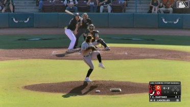 Elliot Lascelles' three-hit, three-RBI game