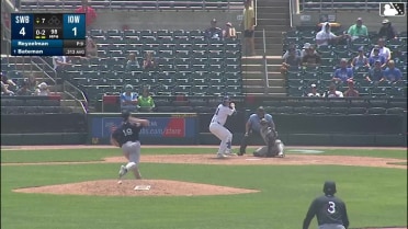 Brett Bateman strikes out swinging.