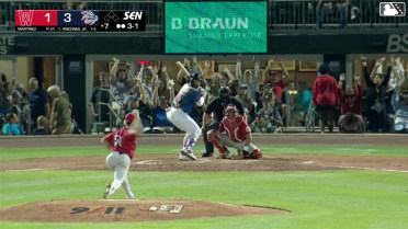 Gabriel Rincones Jr. homers (4) on a fly ball to right field.