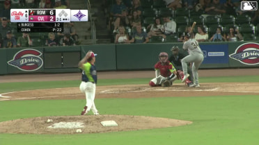 Colin Burgess homers (3) on a fly ball to left field.