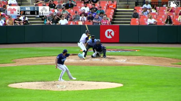 Edwin Amparo homers (2) on a fly ball to center field.