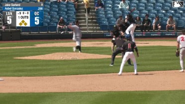 Jake Garland In play, run(s) to Asbel Gonzalez