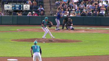 Jacob Berry homers (6) on a fly ball to right field.