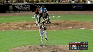 Edwin Amparo homers (4) on a fly ball to right field. Joshua Liranzo scores.