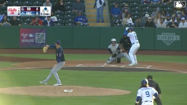 Nick Senzel singles on a line drive to left fielder Trevor Hauver. Ryan Fitzgerald scores.