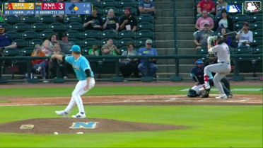 Danny Serretti homers (2) on a fly ball to center field. Ben McLaughlin scores.