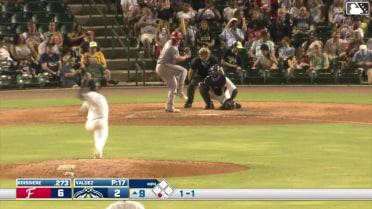 Branden Boissiere homers (2) on a fly ball to left center field.