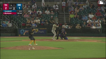 Gage Workman homers (6) on a fly ball to center field.