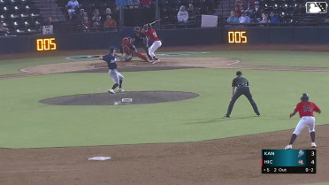 Paulino Santana singles on a line drive to left fielder Derek Cerda. Curley Martha scores. Paulino Santana out at 2nd on the throw, left fielder Derek Cerda to second baseman Matthew Boughton.