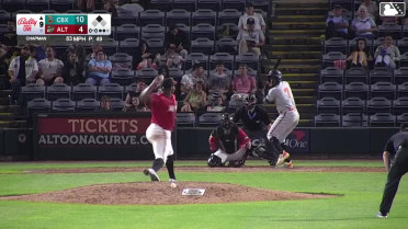 Anderson De Los Santos singles on a line drive to right fielder Ivan Brethowr. Aron Estrada scores. Anderson De Los Santos out at 2nd on the throw, right fielder Ivan Brethowr to catcher Omar Alfonzo to shortstop Javier Rivas.