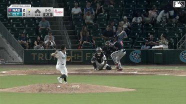 Eddys Leonard homers (11) on a line drive to left center field.