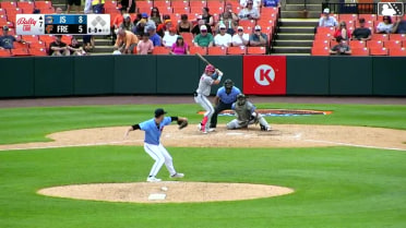 Carter Mathison homers (9) on a fly ball to left field.
