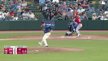 Miguel Villarroel homers (1) on a fly ball to left field.