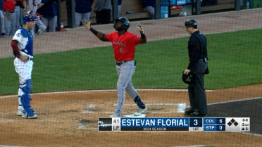 Estevan Florial's three-homer game