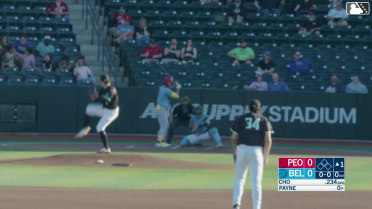 Won-Bin Cho homers (6) on a fly ball to right field.