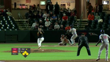 Camilo Diaz grounds into a force out, second baseman Edwin Amparo to shortstop Alfredo Velásquez. Nehomar Ochoa Jr. scores. Arturo Flores to 3rd. Hector Salas out at 2nd. Camilo Diaz to 1st.
