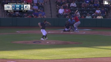 Owen Miller out on a sacrifice fly to center fielder Petey Halpin. BJ Murray scores.