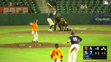 Jay Harry singles on a ground ball to right fielder Thomas Sosa. Alex Stone scores.