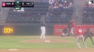 Dameury Pena singles on a ground ball to center fielder Hayden Alvarez. Jean Joseph scores.