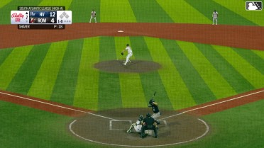 Josh Moylan homers (13) on a fly ball to center field.