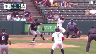 Enmanuel Valdez homers (17) on a fly ball to center field. Ronny Simon scores.